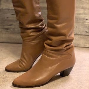 Vintage leather boots